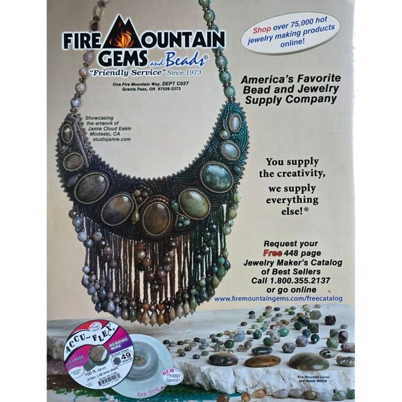 Beadwork Magazine August September 2008 Fall Jewelry Collection - Picture 3 of 15